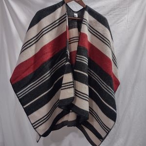Large Wool Poncho, one size fits all